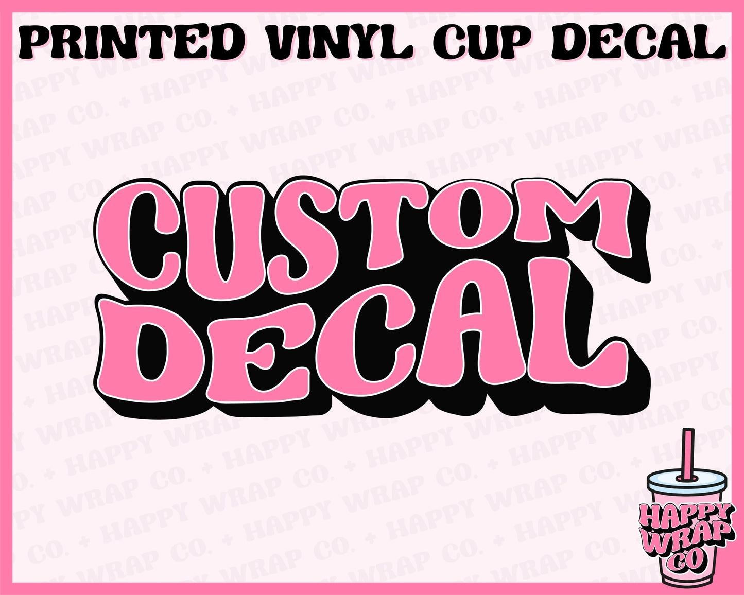 CUSTOM UVDTF Cup Decals - BULK RATE FOR MARIKA (60)