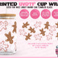 Gingerbread Snowflakes - UVDTF Beer Can Glass Wrap (Ready-to-Ship)