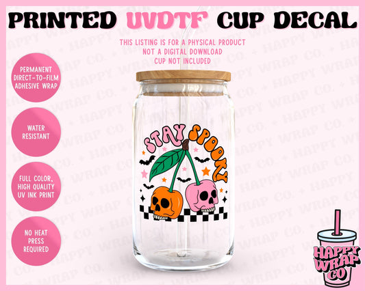 Stay Spooky - UVDTF Cup Decal (Ready-to-Ship)