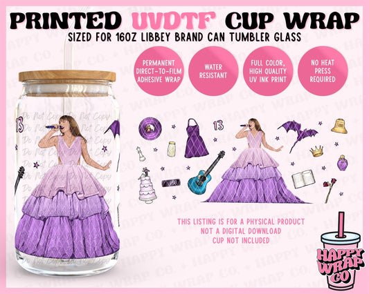 Speak Now Taylor's Version - UVDTF Beer Can Glass Wrap (Ready-to-Ship)
