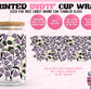 Skulls and Flowers - UVDTF Beer Can Glass Wrap (Ready-to-Ship)