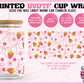 Strawberry Bows - UVDTF Beer Can Glass Wrap (Ready-to-Ship) (Double-Sided)