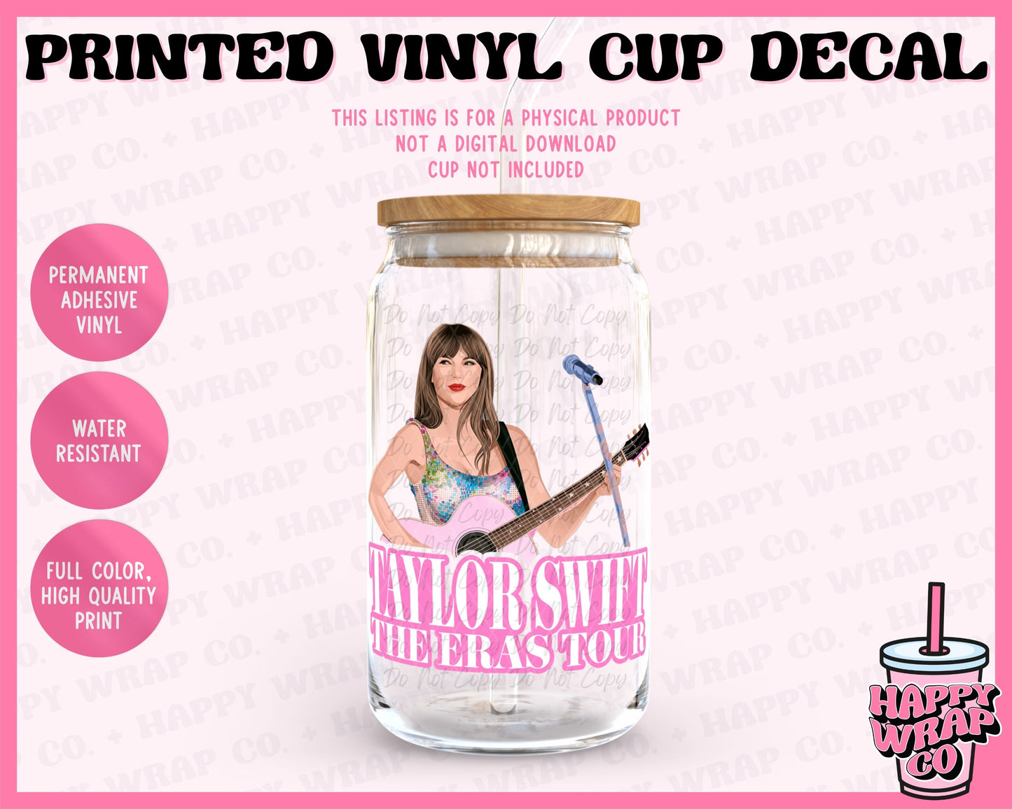 TS Eras Tour - Vinyl Cup Decal – Happy Wrap Co.