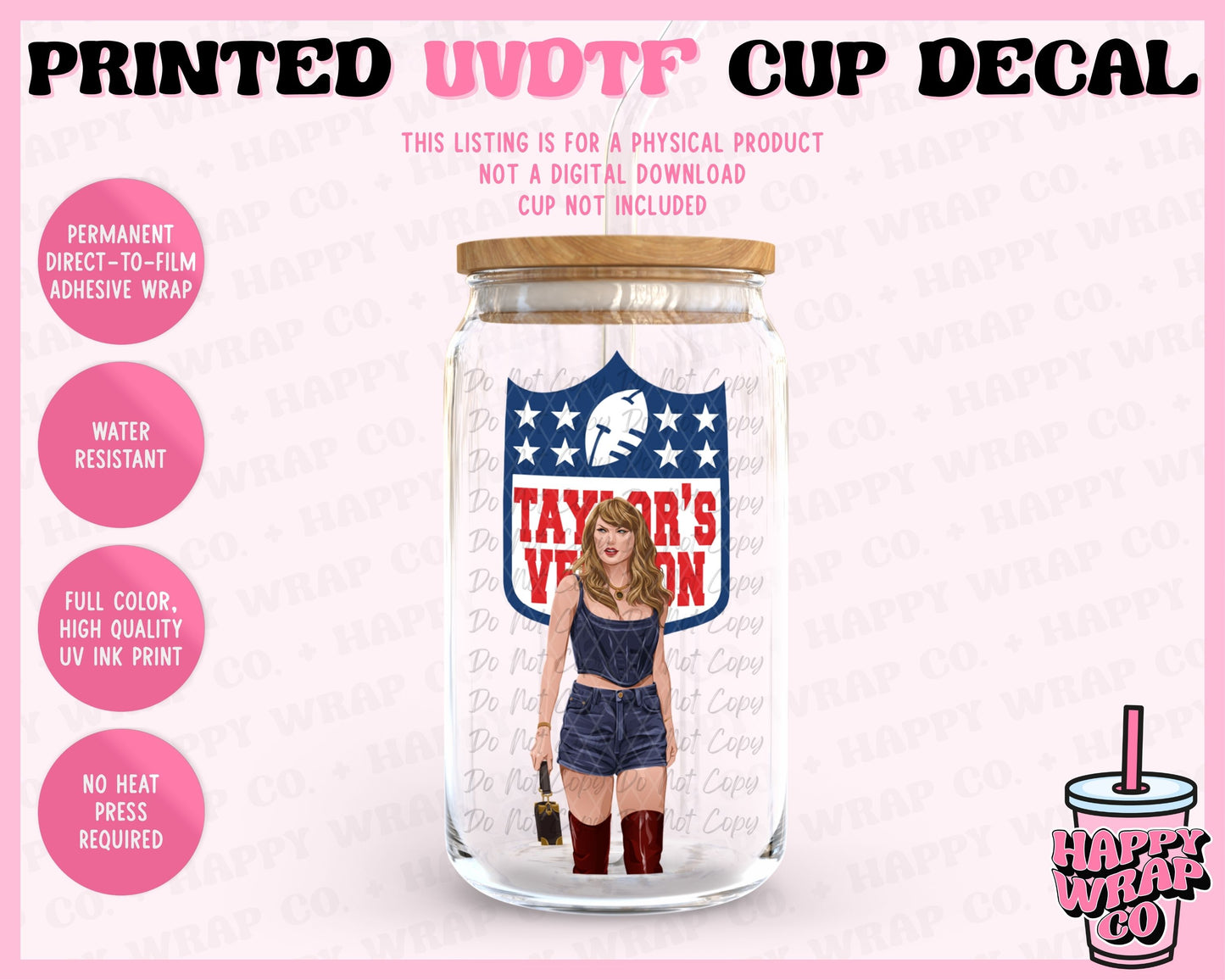 TS In My WAG Era - UVDTF Cup Decal (Ready-to-Ship) (Double-Sided)