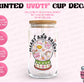 Merry and Bright Snowglobe - UVDTF Cup Decal (Ready-to-Ship)