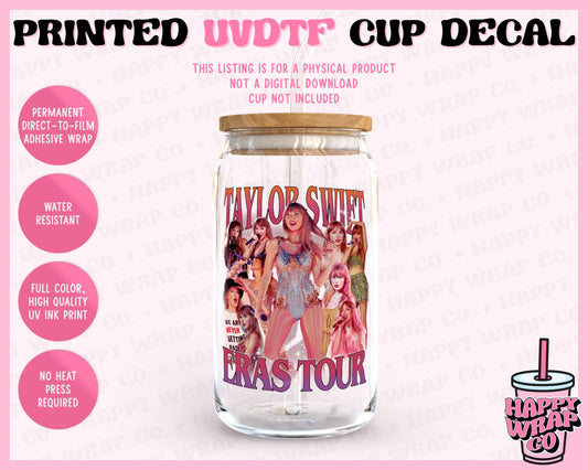 TS Eras Tour 2.0 - UVDTF Cup Decal (Ready-to-Ship)