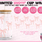 Dainty Pink Bows - UVDTF Beer Can Glass Wrap (Ready-to-Ship)