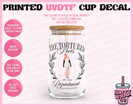 In My TTPD Era - UVDTF Cup Decal (Ready-to-Ship)