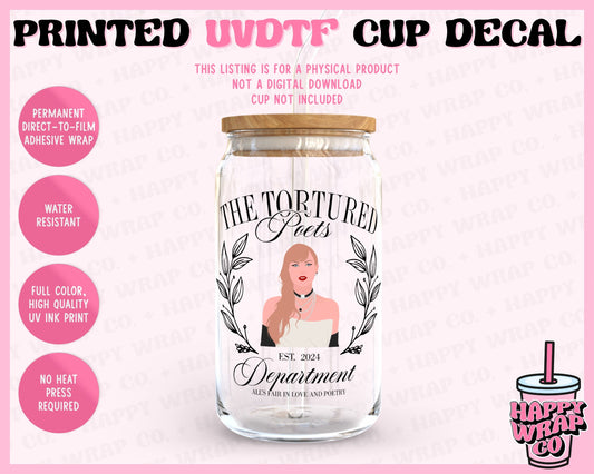 In My TTPD Era - UVDTF Cup Decal (Ready-to-Ship)