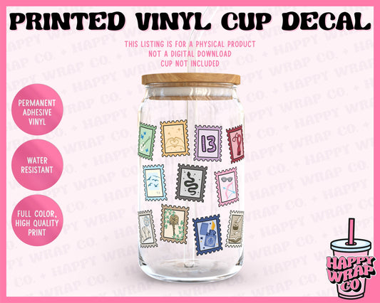 Eleven TS Album Stamps - Vinyl Cup Decal