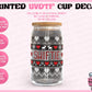 Holiday Swiftie Fair Isle - UVDTF Cup Decal (Ready-to-Ship) (Double-Sided)