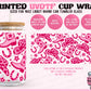 Pink Cowgirl - UVDTF Beer Can Glass Wrap (Ready-to-Ship)