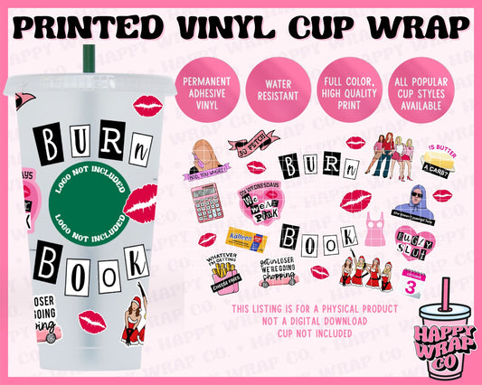 Girls are Mean - Vinyl Cup Wrap