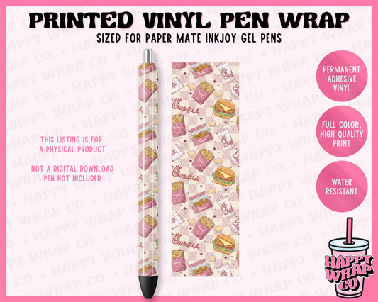 Boho Chicken Fast Food - Vinyl Pen Wrap