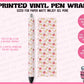 Cute School Supplies - Vinyl Pen Wrap