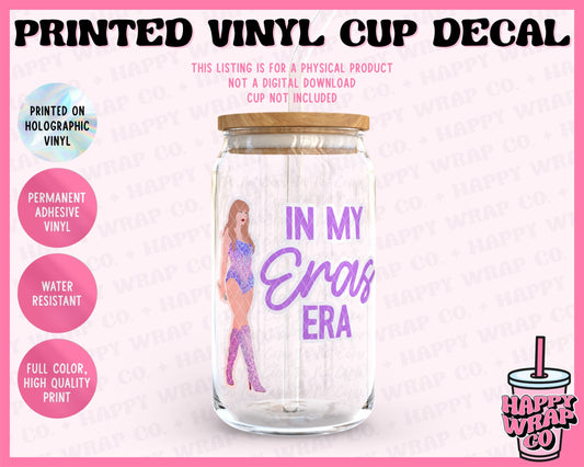 Lover TS In My Eras Era - Holographic Vinyl Cup Decal