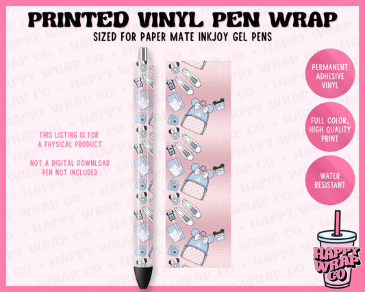 Magical Theme Park Day - Vinyl Pen Wrap