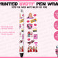 Girls are Mean - UVDTF Pen Wrap (Ready-to-Ship)