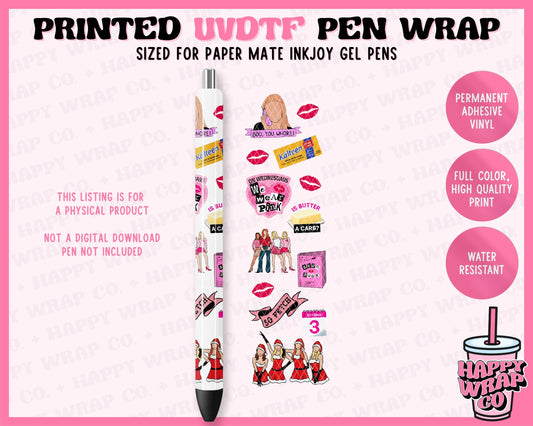 Girls are Mean - UVDTF Pen Wrap (Ready-to-Ship)